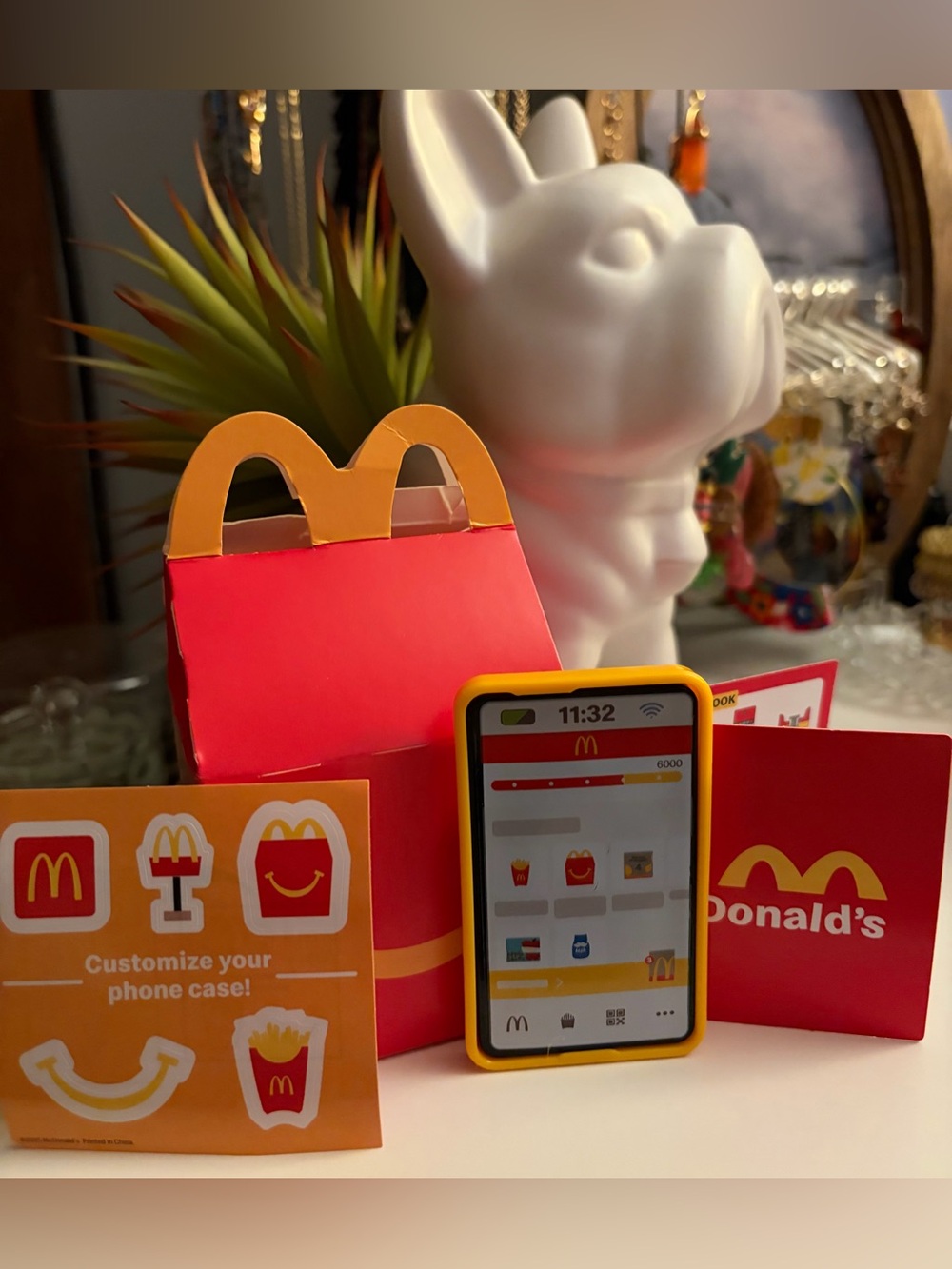 Lil McDonald's Happy Meal Toy - #7 Cellphone with Stickers